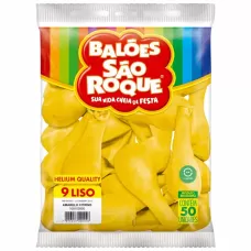 Balão de Festa nº 9 Amarelo Citrino São Roque
