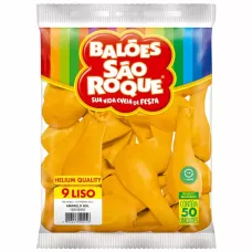 Balão de Festa nº 9 Amarelo Sol São Roque