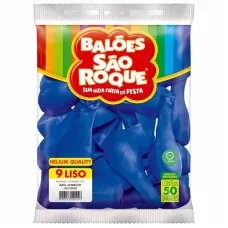 Balão de Festa nº 9 Azul Cobalto São Roque