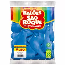 Balão de Festa nº 9 Azul Turquesa São Roque