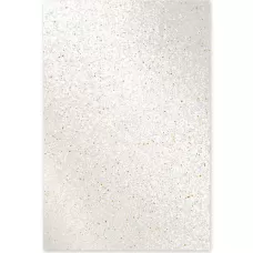 Folha em EVA Glitter Adesivado 30x20 Branco