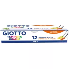Tinta Tempera Guache 12 Cores 15ml Giotto