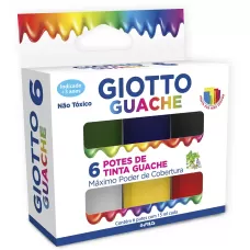 Tinta Guache 6 Cores 15ml Giotto