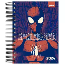 Agenda Diária 2024 Marvel Homem Aranha Spiral