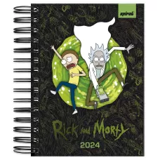 Agenda Diária 2024 Rick e Morty Spiral