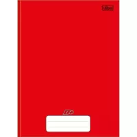 Caderno Brochura CD Universitário D+ Vermelho 96 FL