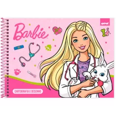 Caderno Cartografia e Desenho CD Barbie