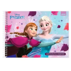 Caderno Cartografia e Desenho CD Frozen