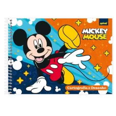 Caderno Cartografia e Desenho CD Disney Mickey