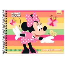 Caderno Cartografia e Desenho CD Disney Minnie