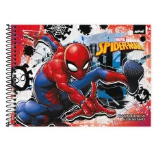 Caderno Cartografia e Desenho CD Homem Aranha