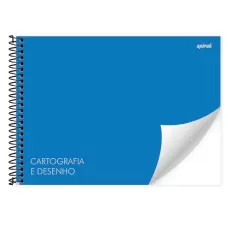 Caderno Cartografia e Desenho CD Azul Cubos