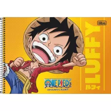 Caderno de Cartografia e Desenho Espiral CD One Piece