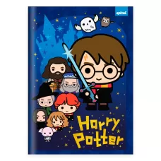Caderno Universitário CD Brochura 80 FL Harry Potter Charms Spiral