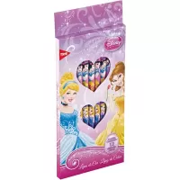 Lápis de Cor 12 Cores Sextavado Disney Princesas Tris