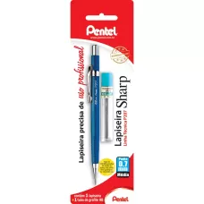 Lapiseira 0.7mm Azul + 1 Tubo de Grafite Pentel BT 1 UN
