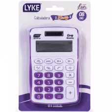 Calculadora Easy LYKE Roxo/Branco