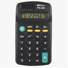 Calculadora 8 Digitos Preta Função Raiz Quadrada Hoopson PS-402 