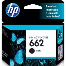 Cartucho HP 662 Preto HP DeskJet Ink Advantage