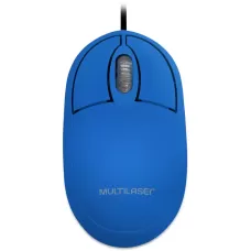 Mouse Óptico USB Azul MO305 Multi