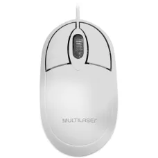 Mouse Óptico USB Branco MO302 Multi