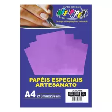 Papel Lamicote A4 250g 10 FLS Rose Gold Off Paper