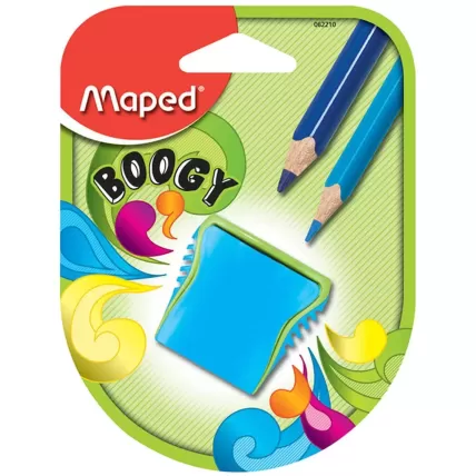 Apontador com Depósito Boogy 2 Furos Azul Maped