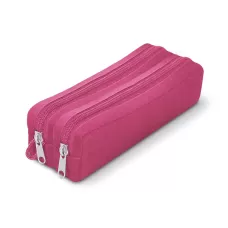 Estojo Escolar Duplo Poliéster Pink Spiral