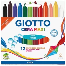Giz de Cera Gizão Maxi 12 Cores Giotto