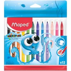 Caneta Hidrográfica Color Peps Ocean Polvo 12 Cores Maped