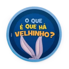 Mouse Pad Looney Tunes Pernalonga Redondo Letron
