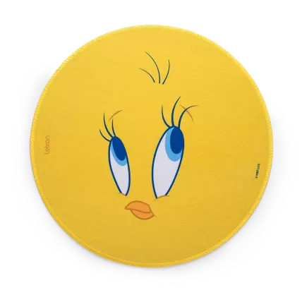 Mouse Pad Looney Tunes Piu Piu Redondo Letron
