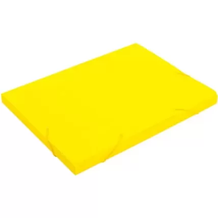 Pasta Novaonda Escolar 335x245x20 Amarela Polibrás